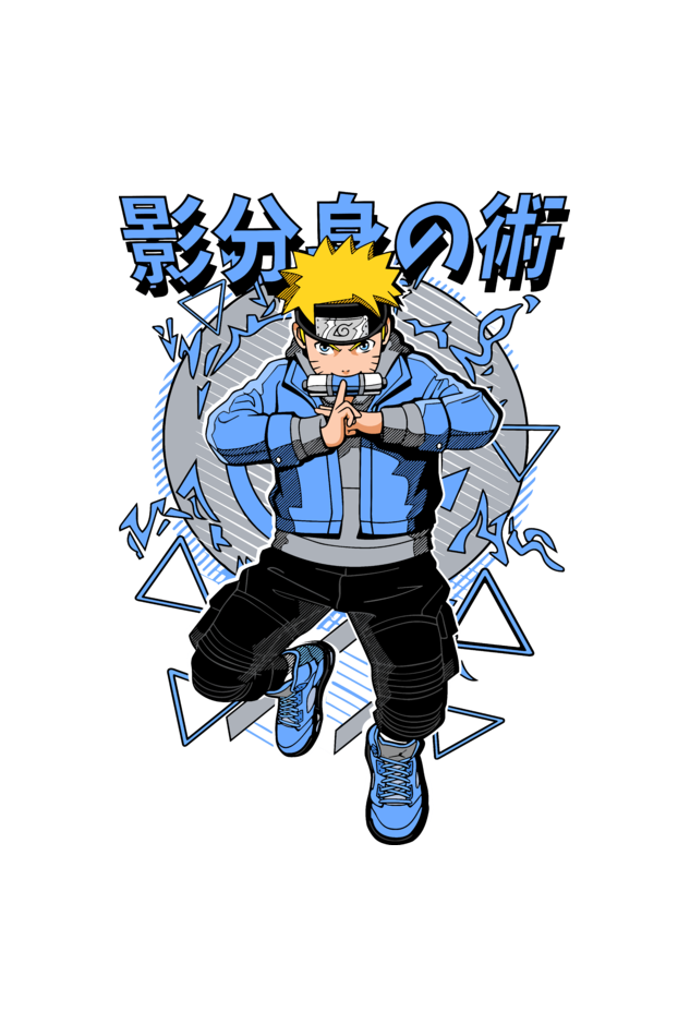 Modern Naruto Printed Oversized T-Shirt