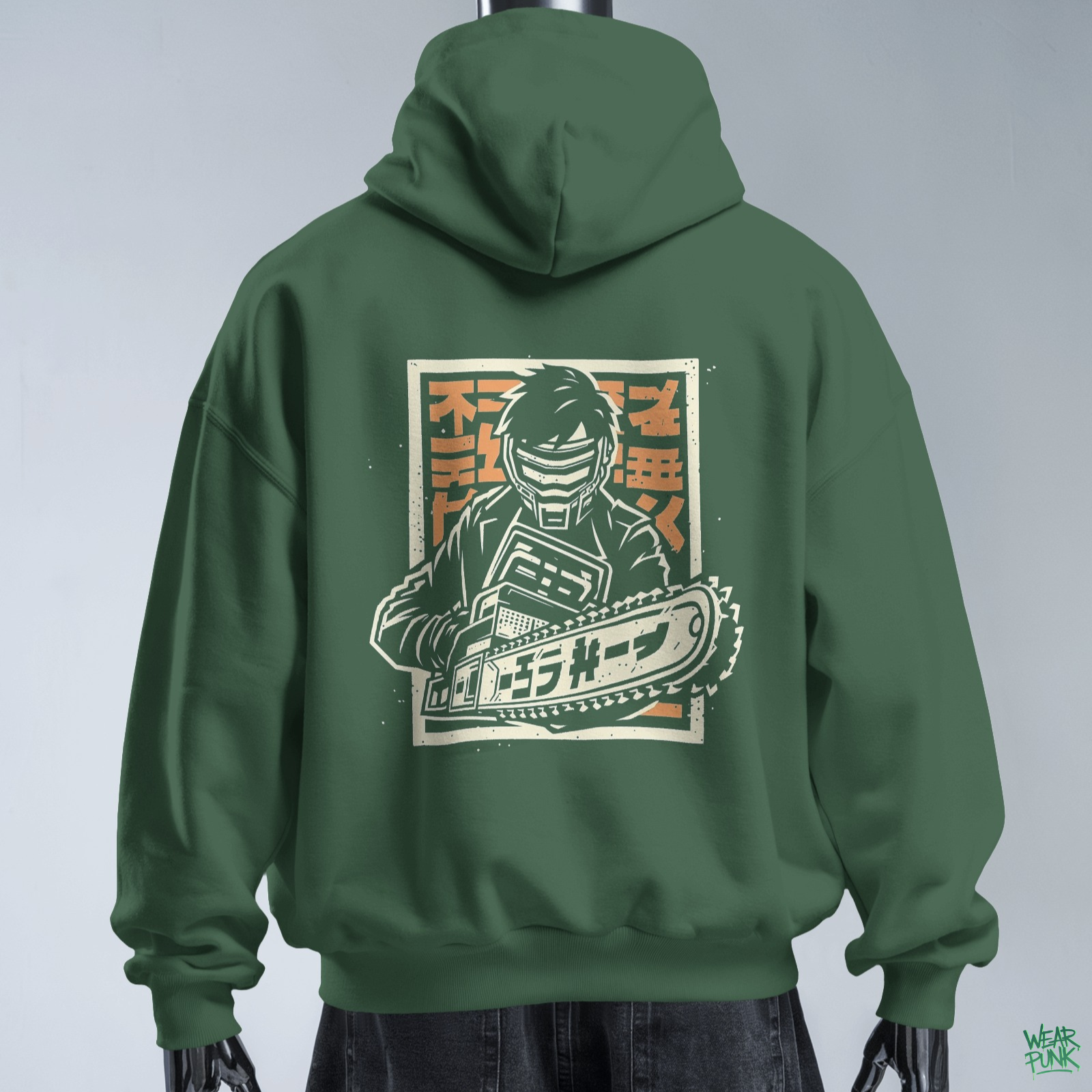 Chainsaw Man Art: Oversized Hoodie