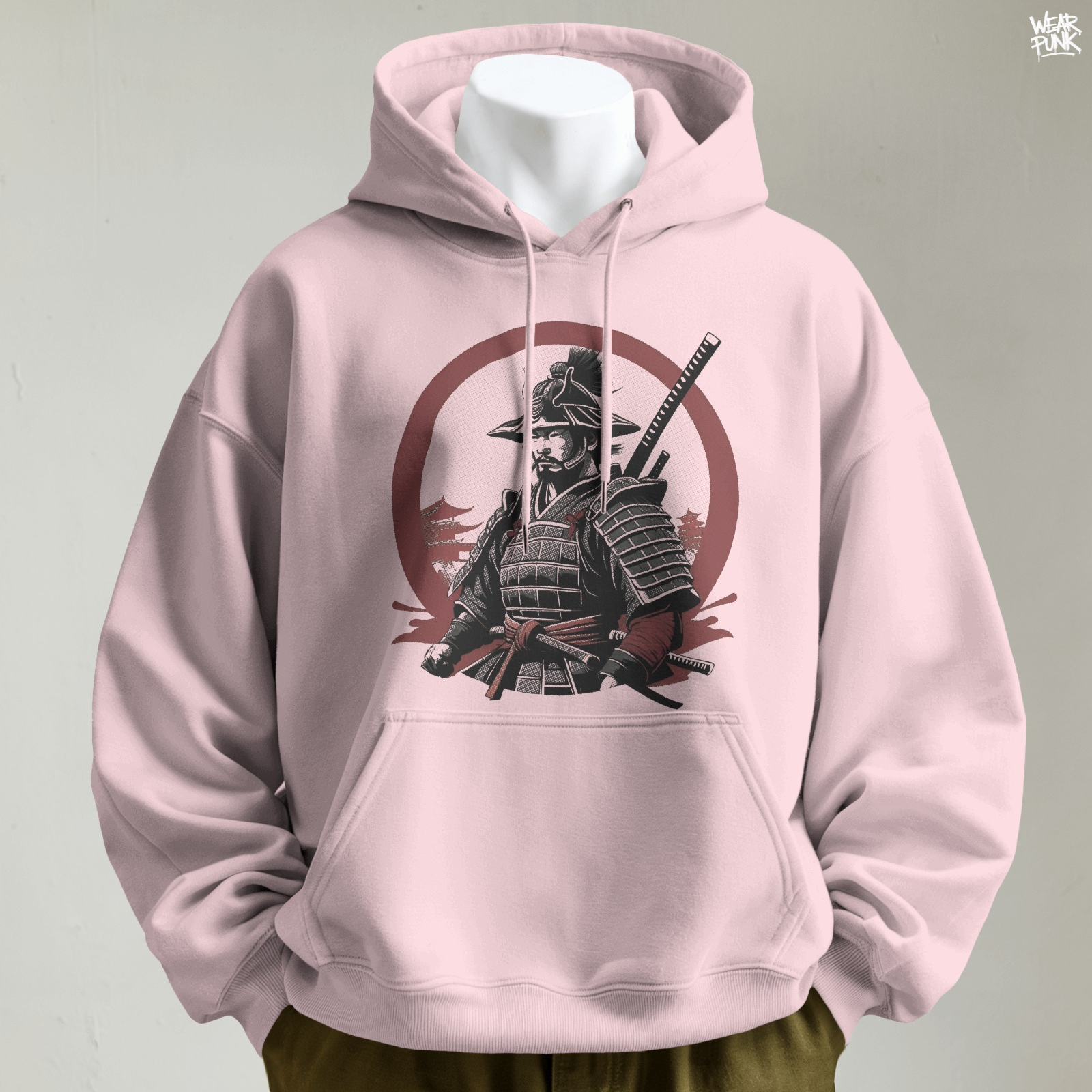 Samurai: Oversized hooded Sweatshirt