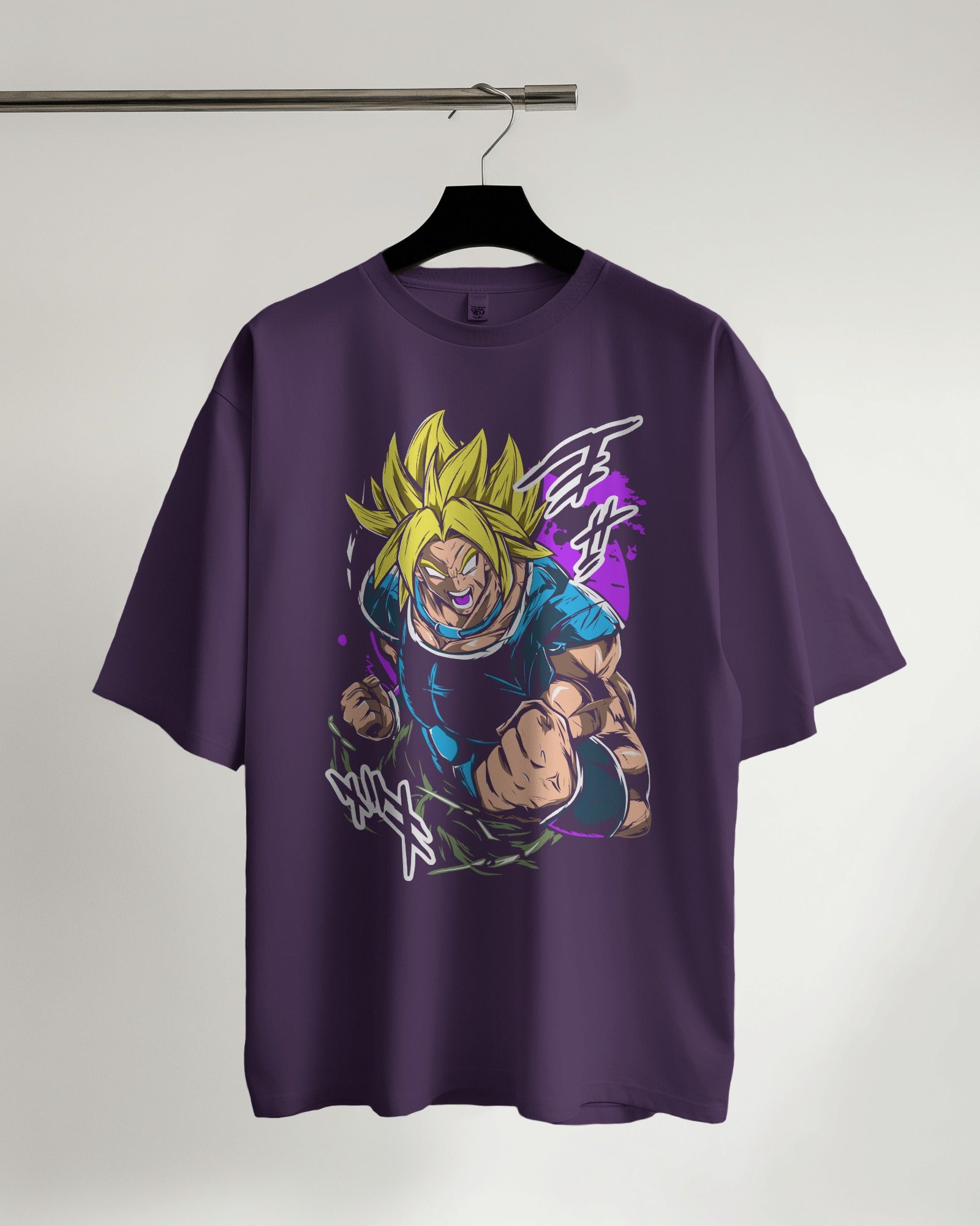 Dragon Ball Printed Oversized T-Shirt