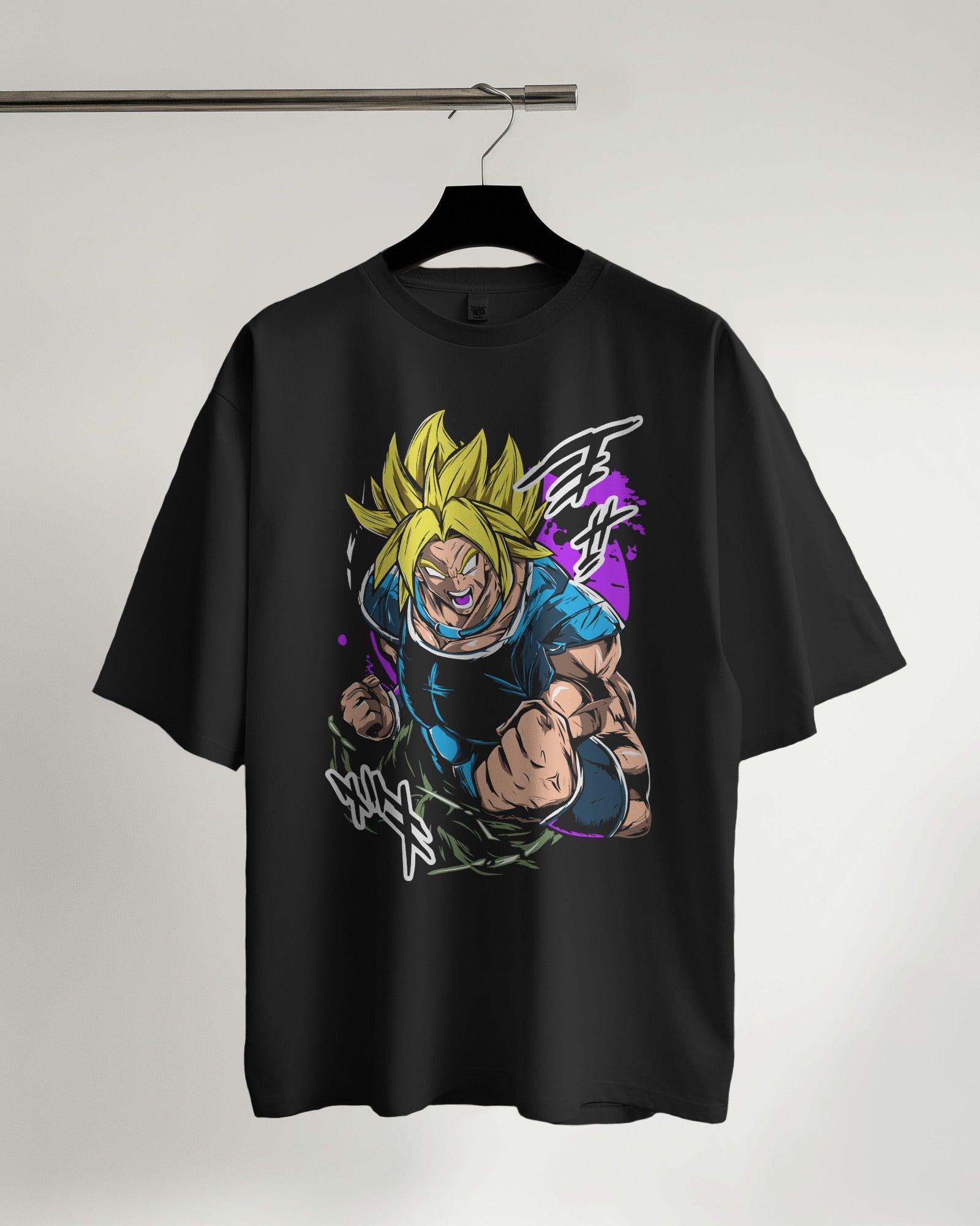 Dragon Ball Printed Oversized T-Shirt